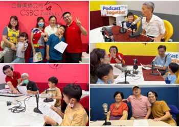 臺中家庭教育中心與正聲電台合辦廣播營　祖孫學員不亦樂乎