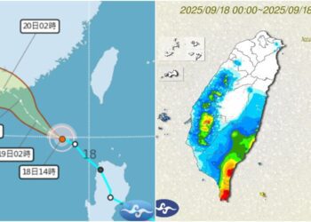 影音/米塔外環影響+午後對流旺盛 0918多處地方豪雨特報