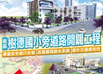 提升通學安全 中市樹德國小周邊道路將於3月底通車