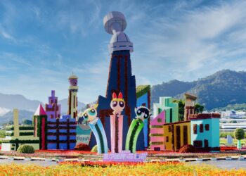 台中花毯節飛天小女警主題裝置亮相！11/8~11/30新社區種苗改良繁殖場二苗圃登場