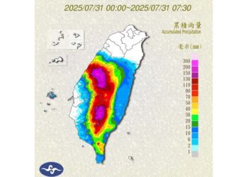 影音/中南部豪雨不斷 7/31日停班、停課地區不斷增加