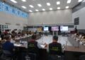 提前應對東北季風 中市環保局進行河川揚塵應變防護演練