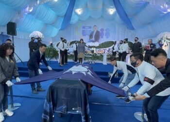 影音/已故員林市長游振雄舉辦告別追思公奠　沿途市民自發性前來送行