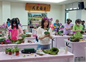 影音/推廣地方園藝產業與美學創作 永靖鄉農會舉辦「苔球盆栽組合設計競賽」
