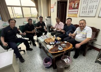 父愛如山 悄悄守護 田中警以披薩相聚慶祝父親節