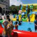 歡樂又消暑!中市地稅局租稅宣導-結合-「泡泡水樂園」人氣旺