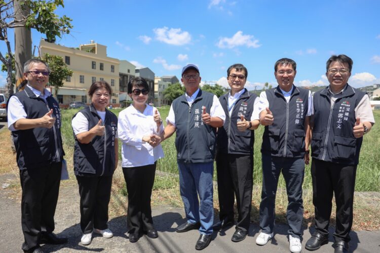 清水地所遷建它處、原址闢綠地及停車場-盧市長偕張議長會勘允速推