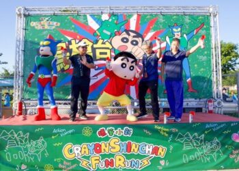 「春日部防衛隊」集結！2024全國首場「蠟筆小新」路跑台中登場-吸萬人朝聖