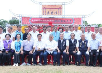 大甲鎮瀾宮重修慶成建醮總壇玉皇壇動土-黃副市長祈求國泰民安