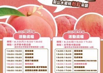 梨山水蜜桃銅板價！-8/3、8/4台中馬卡龍公園限量特惠