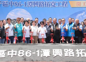 潭子區潭興路拓寬工程開工-盧市長勉勵：路通子孫才會幸福成功