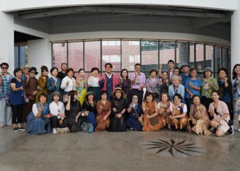 纖維工藝跨國交流10年不間斷-韓國天然染色藝師再訪中市纖博館