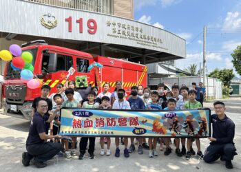 六都首創夜宿消防分隊-中市辦理一日小小消防員體驗