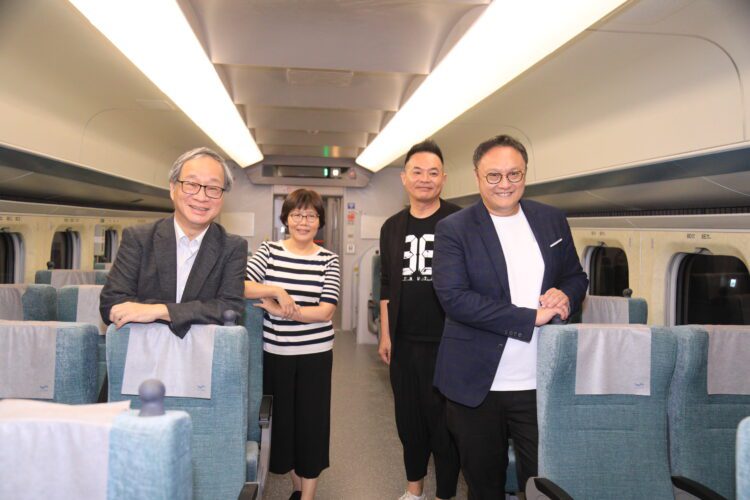 全台首創！-中台灣影視基地「高鐵車廂攝影棚」亮相　鄭副市長：帶領產業走向國際化