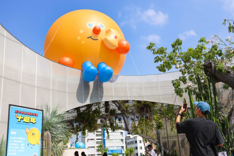 巨型萌獸出沒park2草悟廣場！台中國際動畫影展十週年-全新ip餅餅、涼涼吸人潮