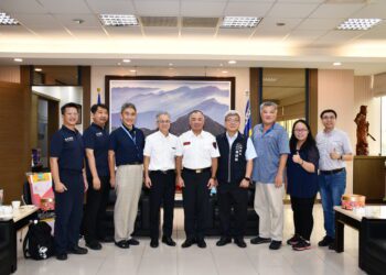 促進災害防救國際交流-日本橫濱市危機管理室參訪台中市災害應變中心