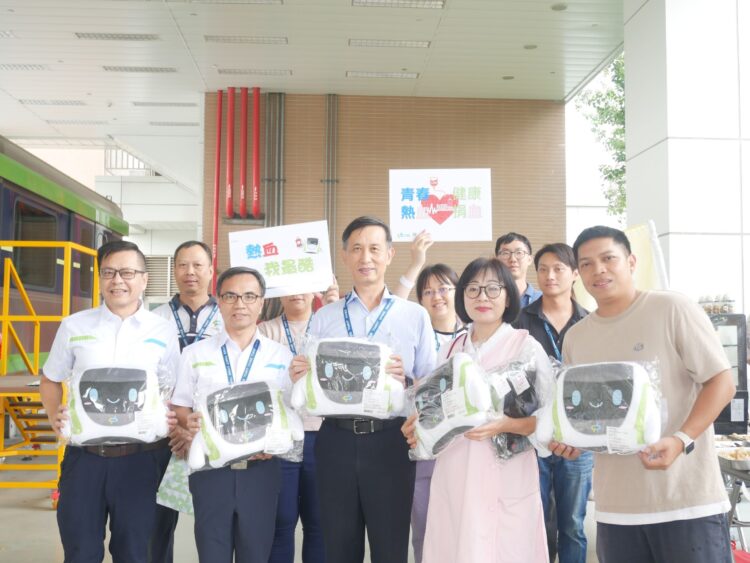 中捷號召員工捐血-百袋熱血溫暖社會