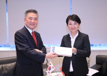 駐台北韓國代表部李殷鎬代表一行蒞府拜會-盧市長盼持續深化城市交流