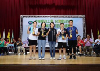 中華郵政工會運動錦標賽　中市勞工局長挺勞工共襄盛舉