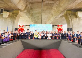 首創國道橋下興建活動中心！中市神岡區神洲里市民活動中心開工