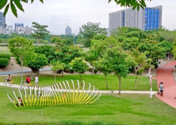 中市水湳中央公園公共藝術《綠野遊蹤》-連奪3項國際設計競賽金獎