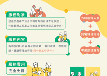 中市勞工局免費到宅指導家庭看護工好評不斷！-歡迎市民把握機會申請