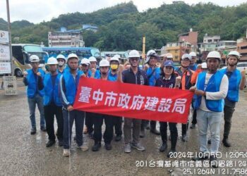 中市建設局救災團隊前進高雄校園災後復建-力拚上課日讓學生安心上學