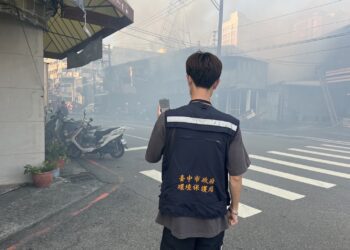 西屯區福星路店家火警-中市環保局:監測空品已恢復正常