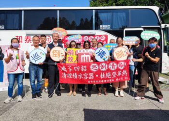 250隊員挽袖獻愛心-中市環保局捐血暨防治病媒蚊活動開跑