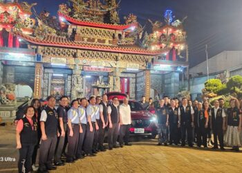 以實際行動回饋社會-草湖慈天宮捐贈中市府消防警備車