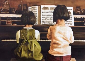 中市中山地所展出「藝饗時光」油畫展-廖素鈴攜手學生展出豐碩成果