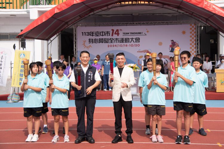參加人數歷屆之最！第14屆台中身障市運會熱情開賽-張副秘書長勉勵選手爭取佳績