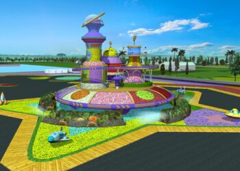 2024台中國際花毯節「太空花境」3d動畫曝光-7大主題花卉立體裝置搶先看