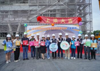 運動場館邁向新里程碑！-中市烏日全民運動館興建工程上梁