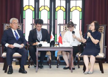 日本鳥取縣議會日台親善議員連盟會長一行蒞府拜會-賴副市長：盼未來多交流