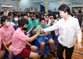 斥資1.6億重建清水國中新校舍落成-盧市長：教育不能等也不能省！