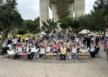 黃金稻浪賞心悅目！大甲溪畔公園親子共享野餐時光