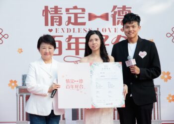 中市百對新人一德洋樓浪漫成婚-盧市長擔綱主婚人送溫暖祝福
