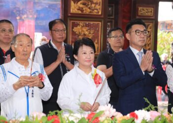 紫雲巖第14屆管委會今就職-主委吳勝隆連任9屆-盧市長祝福廟務昌隆