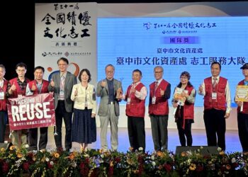 樂當文化資產重要推手！-中市文化資產處榮獲全國績優志工隊