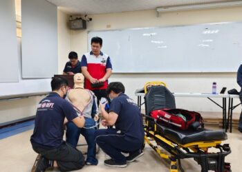 提升救護專業效能-中市消防鳳凰救護大隊舉辦技術交流競賽