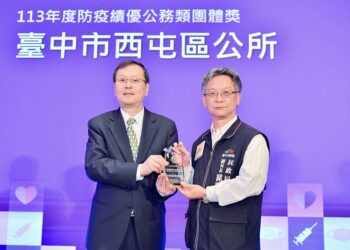 六都唯一獲獎區公所！-中市西屯公所榮獲衛福部防疫績優公務類團體獎