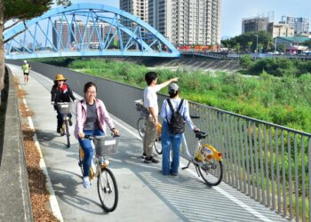 旱溪西路自行車道完工-太平區綠色休閒觀光新選擇！