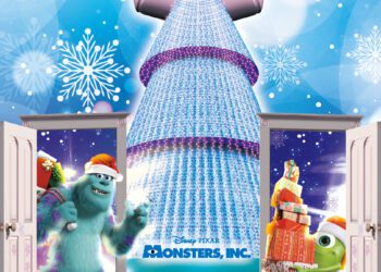 耶誕來電！2024台中耶誕嘉年華-怪獸電力公司造型燈飾降臨