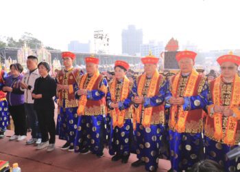 盛況空前！-中市大甲鎮瀾宮七朝建醮普渡開香-盧市長祈求國泰民安