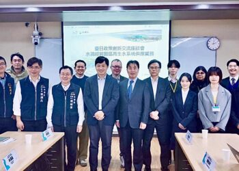 日本acf代表團蒞臨台中-聚焦水湳再生水發展與管理經驗