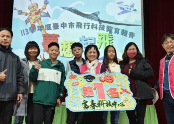 中市國小氣流滑翔飛機競賽-300位師生熱情參與