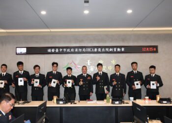 緊急救護成效卓著-中市消防局表揚「急救聖手」