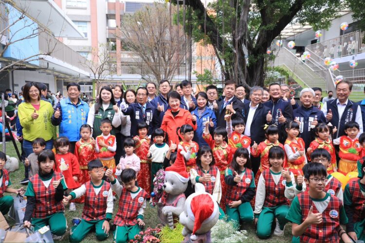 中市樂業國小新建幼兒園園舍今啟用-盧市長：栽培孩子讓國家、城市更進步