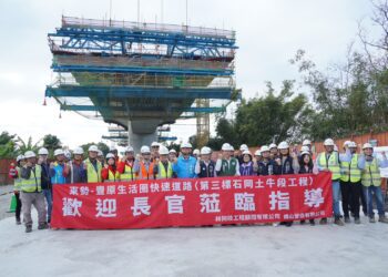 斷橋不再、蛇現幸福！-東豐快跨大甲溪橋4月合攏-建設局長：「山城生命救援線」造福居民
